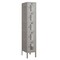 Salsbury Industries 5 Tier Box Vented Locker, 12"Wx66"Hx15"D, 5 Door, Gray, Unassembled 75155GY-U - alternate 1